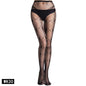 Free Shipping For LaceLure - Transparent Fishnet Stockings with Embroidered Thigh High Stripes