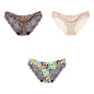 Free Shipping For Leopard Print Panties Set - 3-Piece Elegant Lace Underwear (M-XXL)