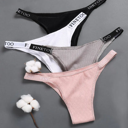 Free Shipping For Cotton Panties Briefs - Panties Thong ( M-XL) 3PCS