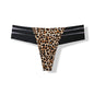 Free Shipping For Leopard Print Mesh Thong - Ice Silk Lingerie (S-XL)