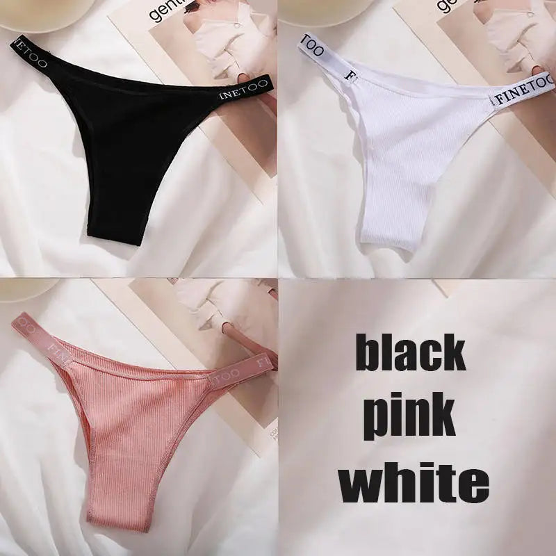 Free Shipping For Cotton Panties Briefs - Panties Thong ( M-XL) 3PCS