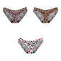 Free Shipping For Leopard Print Panties Set - 3-Piece Elegant Lace Underwear (M-XXL)