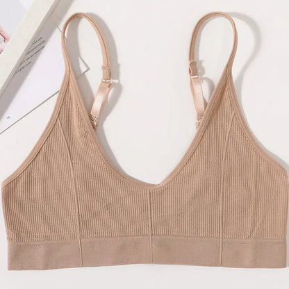 Free Shipping For Seamless Tube Top Bra: Elegant Lingerie & Sports Bralette (M-L)