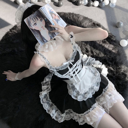 Free Shipping For Sexy French Maid Costume