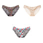 Free Shipping For Leopard Print Panties Set - 3-Piece Elegant Lace Underwear (M-XXL)