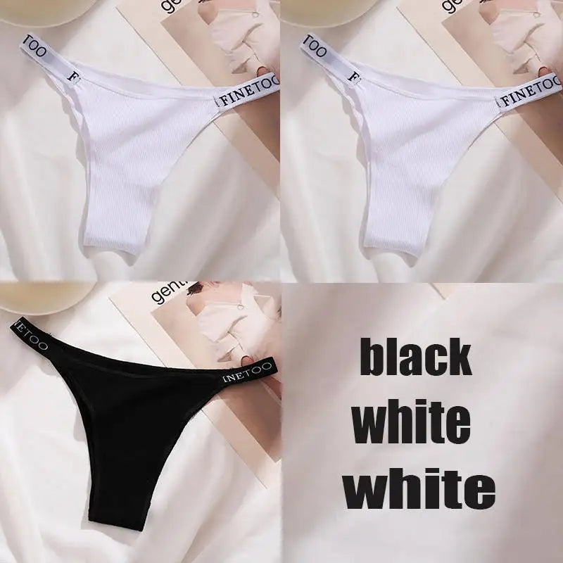 Free Shipping For Cotton Panties Briefs - Panties Thong ( M-XL) 3PCS