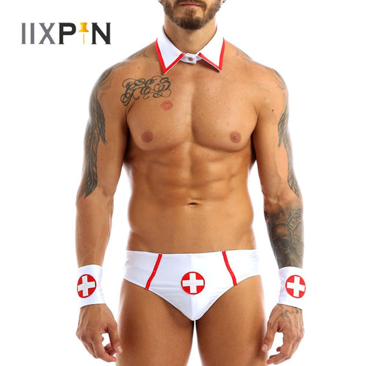 Free Shipping For Sexy Nurse Costume For Men