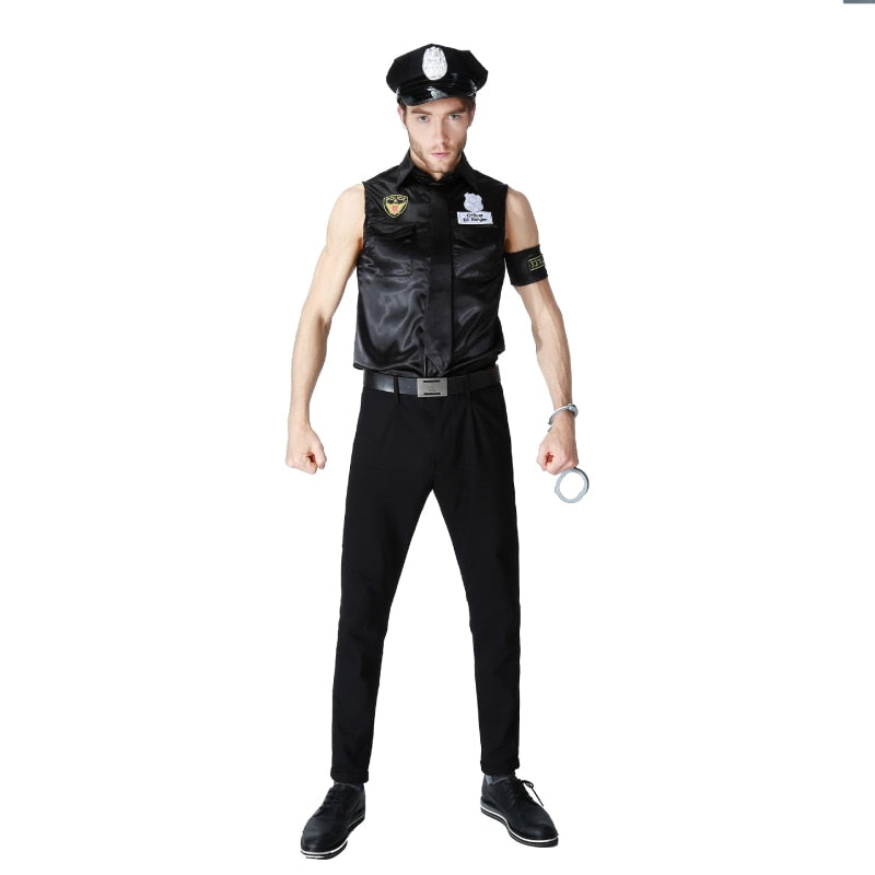 Free Shipping For Sexy Lingerie Swat Costume Couple