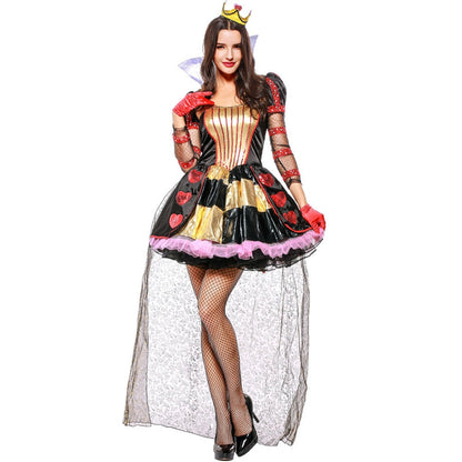 Free Shipping For Sexy Queen Of Hearts Costume