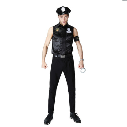 Free Shipping For Sexy Lingerie Swat Costume Couple