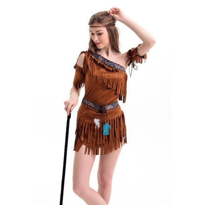 Free Shipping For Sexy Pocahontas Costume