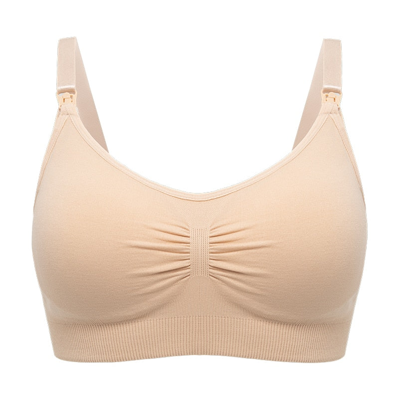 High Quality Plus Size Nursing Bra Breathable Women Breastfeeding Underwear Seamless Maternity Bra Push Up