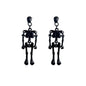 Free Shipping For 'Hang' Dark Punk Alloy Skull Earrings