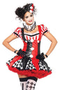 Free Shipping For Harlequin Clown Costume