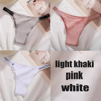 Free Shipping For Cotton Panties Briefs - Panties Thong ( M-XL) 3PCS