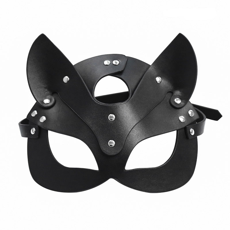 Free Shipping For Leather Cat Mask