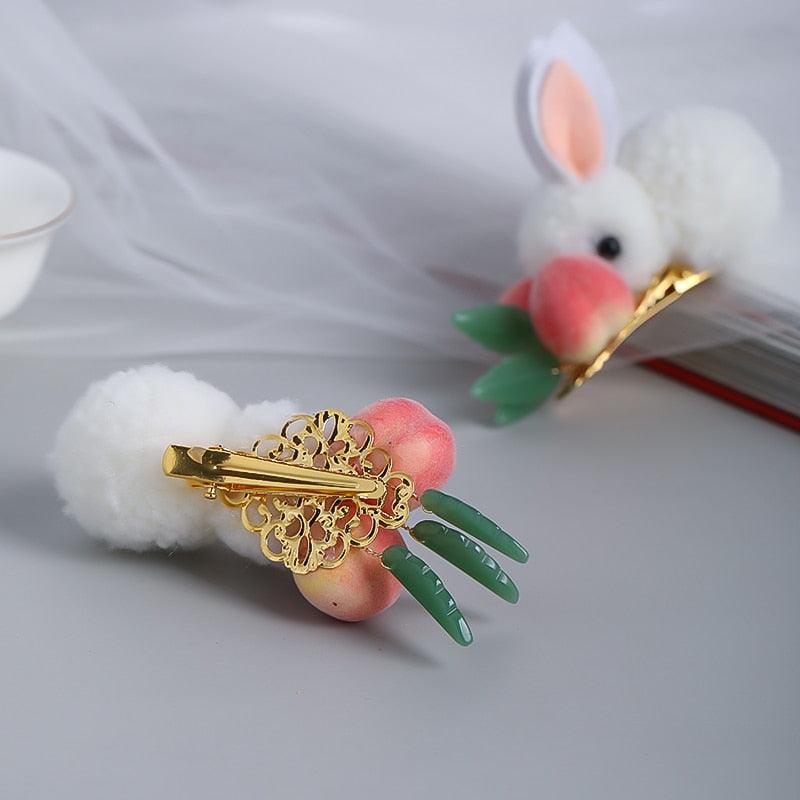 Free Shipping For Hivava Bunnies Foraging in Starbright Forest Hair Accessory Set