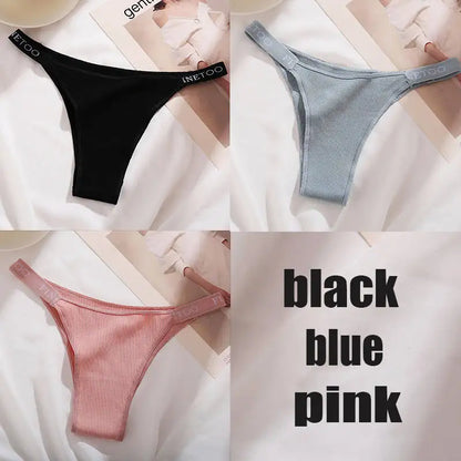 Free Shipping For Cotton Panties Briefs - Panties Thong ( M-XL) 3PCS