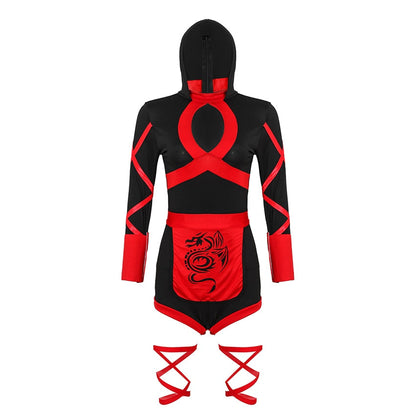 Free Shipping For Sexy Dragon Ninja Costume