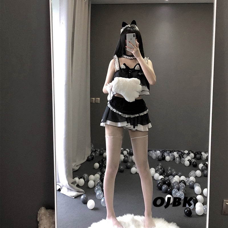 Free Shipping For Cute Black Cat Costume