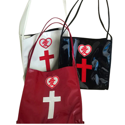 Free Shipping For 'Healing Me' Cross & Love Letters Bag