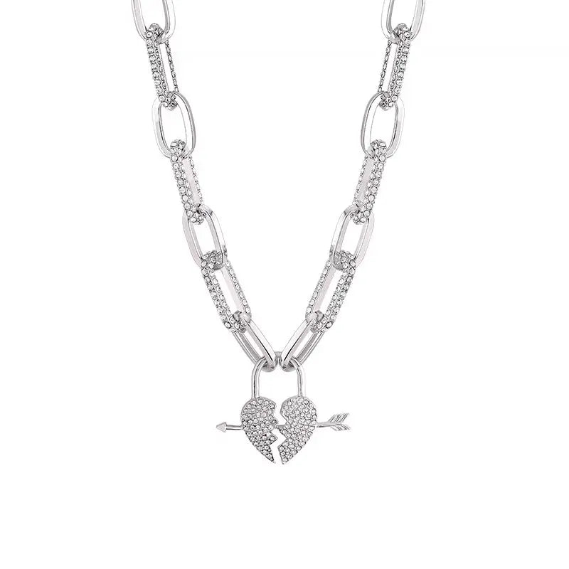 Free Shipping For 'Heartbreaker' Grunge Shinning Chained Necklace