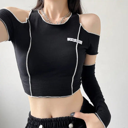 Free Shipping For 'Heartless' Goth Dark Style Hollow Out Top