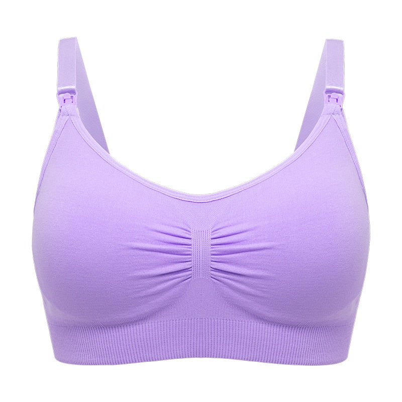 High Quality Plus Size Nursing Bra Breathable Women Breastfeeding Underwear Seamless Maternity Bra Push Up