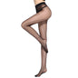 Free Shipping For Ultra-Sheer Black Jacquard Silk Pantyhose - Fashionably Patterned Tights