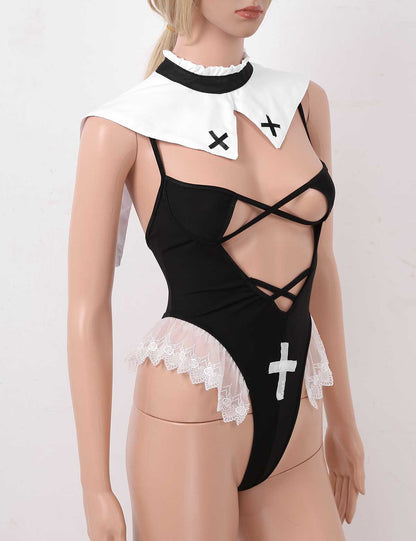 Free Shipping For Sexy Nun Costume