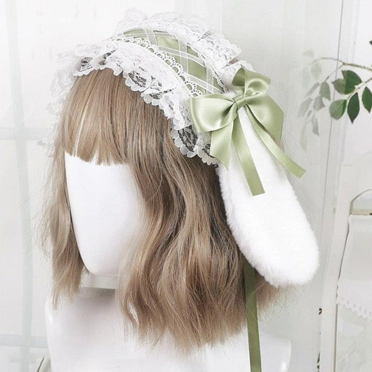 Free Shipping For Hivava Frosty Spring Day Snowball Bunny Fairycore Cottagecore Princesscore Hair Accessory