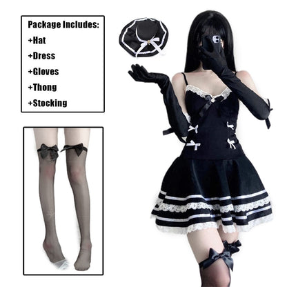 Free Shipping For Sexy Halloween Maid Costume