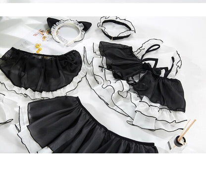 Free Shipping For Cute Black Cat Costume