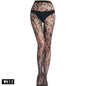 Free Shipping For LaceLure - Transparent Fishnet Stockings with Embroidered Thigh High Stripes