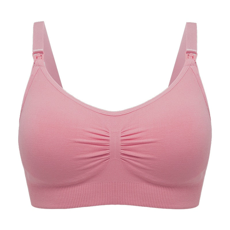 High Quality Plus Size Nursing Bra Breathable Women Breastfeeding Underwear Seamless Maternity Bra Push Up