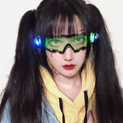 Free Shipping For 'High Life' Harajuku Cyberpunk LED Glasses