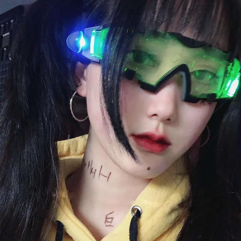 Free Shipping For 'High Life' Harajuku Cyberpunk LED Glasses