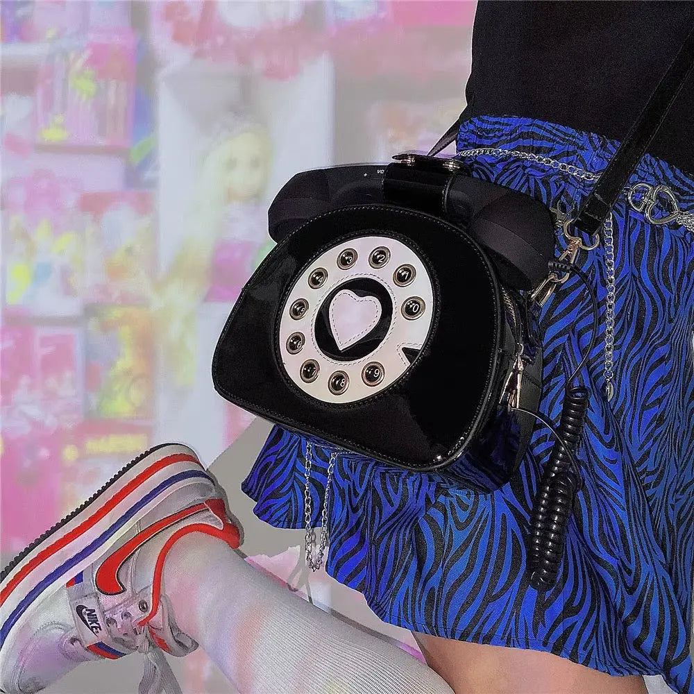 Free Shipping For 'Hotline' Kawaii Headphone & Telephone Shape Bag