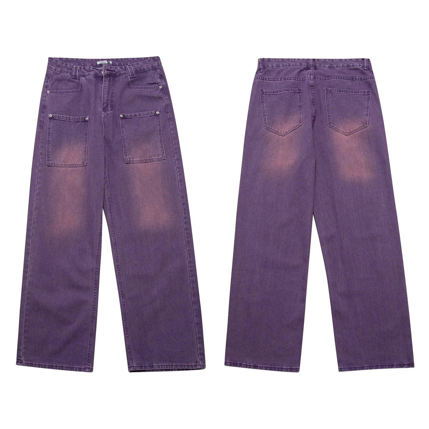 Free Shipping For 'Hyacinth' Purple Gradual Color Pants