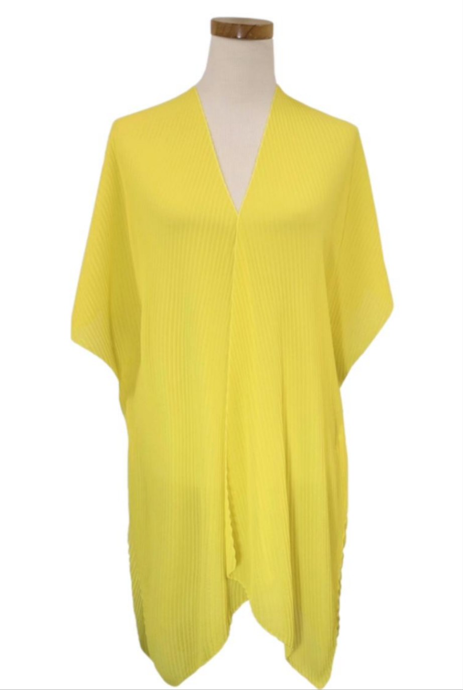 Free Shipping For  Women's Yellow Kimono Style Kaftan Cover-up