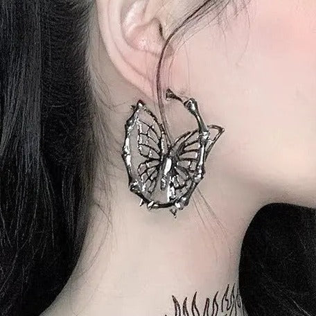 Free Shipping For 'Insomnia' Butterfly Shape Pendant Earrings