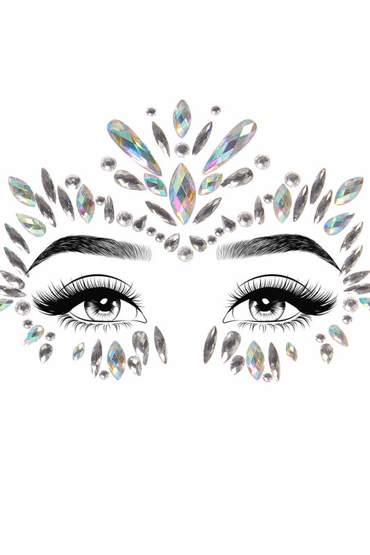 Free Shipping For Iris Adhesive Face Jewels Sticker