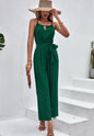 Cutout Front Sleeveless Jumpsuit