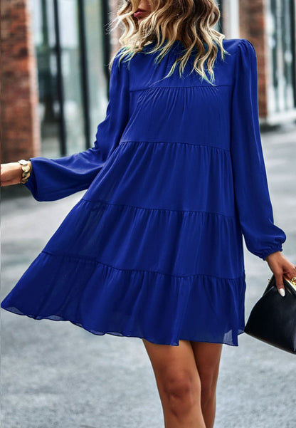 Tie Ribbon Back Shift Dress