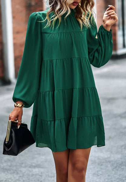 Tie Ribbon Back Shift Dress