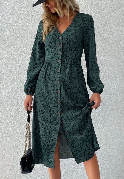 Cheetah Button Down Dress