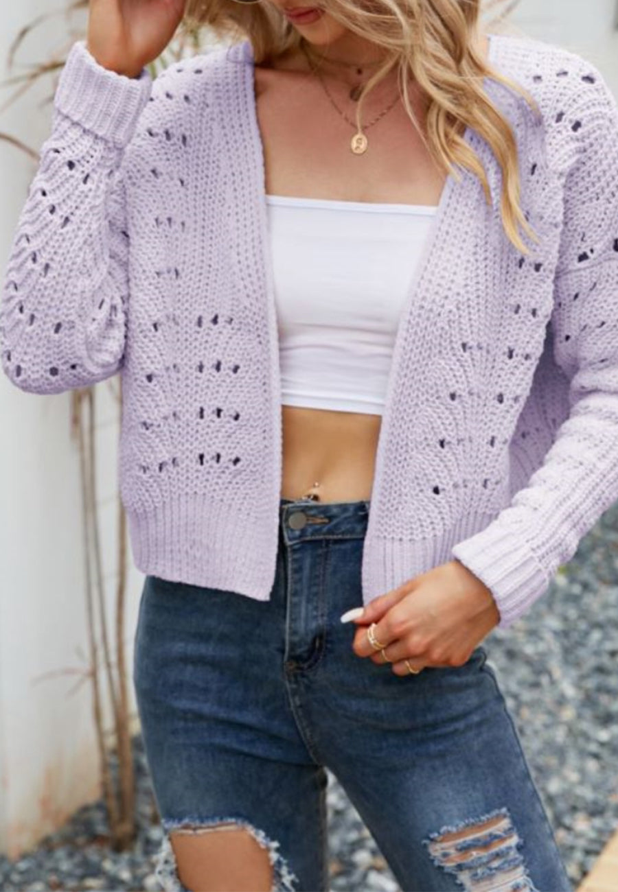 Crochet Knit Light Cardigan