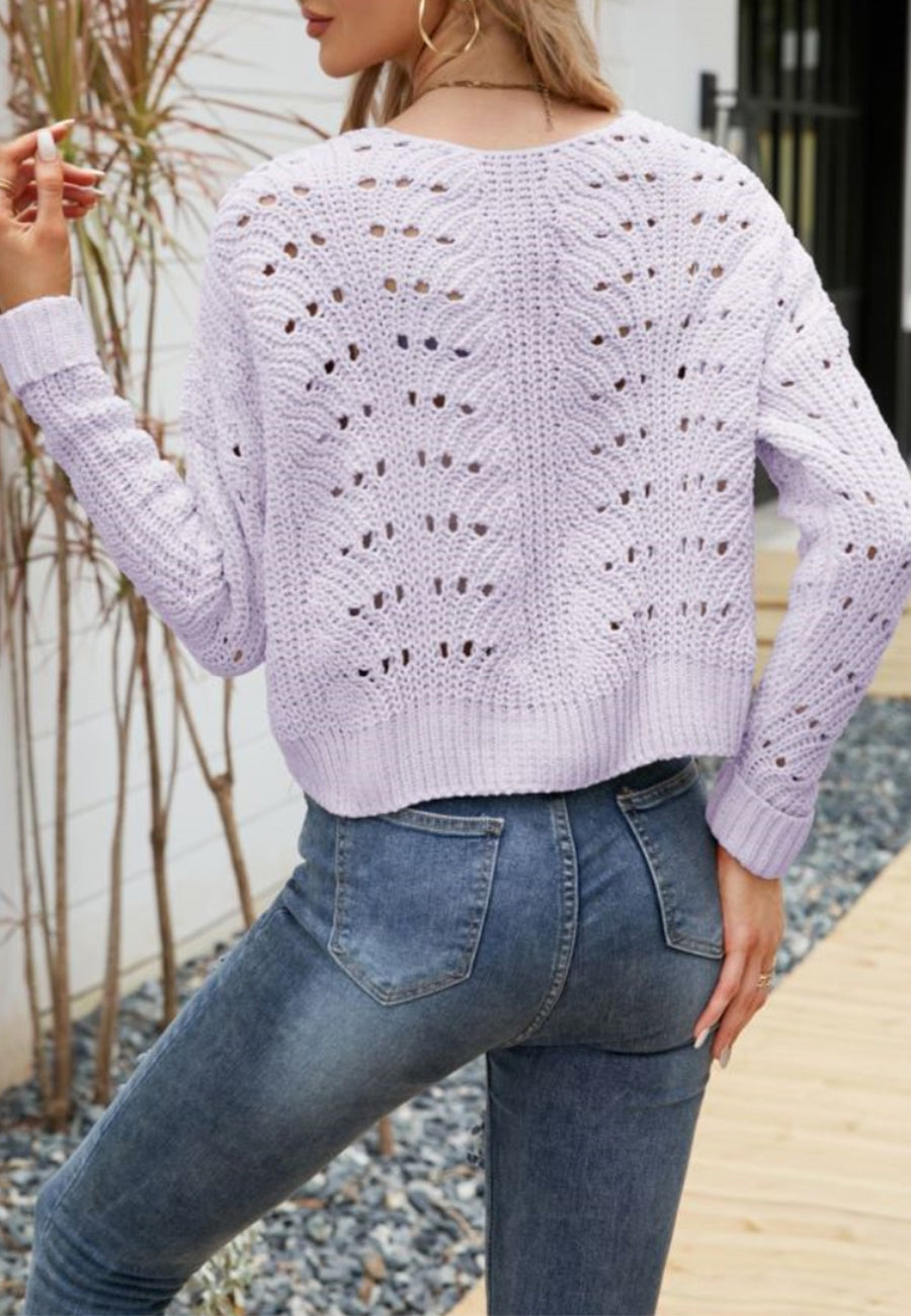 Crochet Knit Light Cardigan