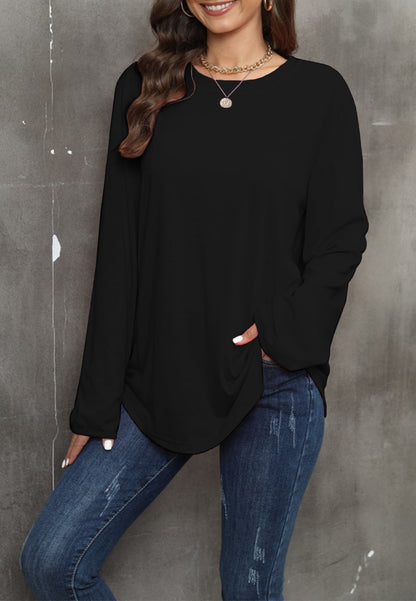 Round Neck Loose Fit Sweater