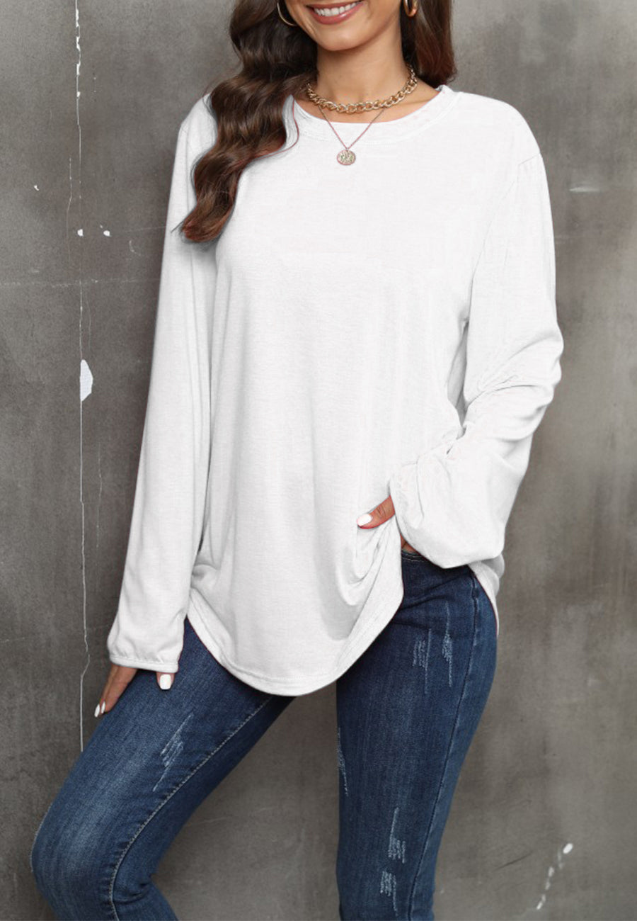 Round Neck Loose Fit Sweater